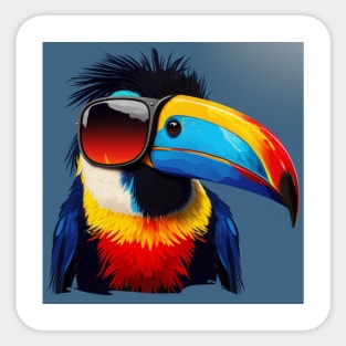 Miami Toucan Sticker